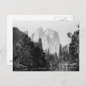 El Capitan ~ Yosemite National Park 1866 Postkarte (Vorne/Hinten)
