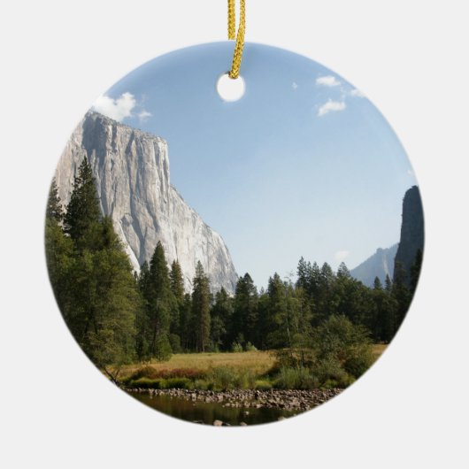EL Capitan, Yosemite Nationalpark Keramik Ornament (Vorne)