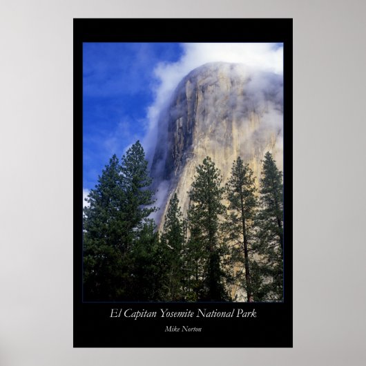 El Capitan Yosemite Nationalpark Poster (Vorne)