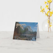 El Capitan Yosemite Notecard Karte (Gelbe Blume)