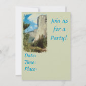 El Capitan, Yosemite Vintage Einladung (Rückseite)