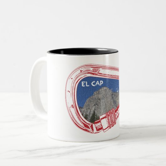 El Capitan Zweifarbige Tasse (Vorderseite Links)