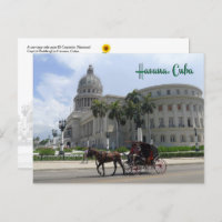 El Capitolio, Havanna, Kuba - Postkarte