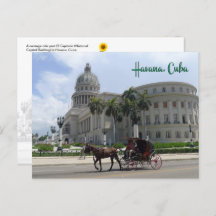 El Capitolio, Havanna, Kuba - Postkarte