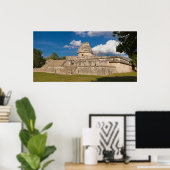 El Caracol in Chichen Itza Poster (Heimbüro)