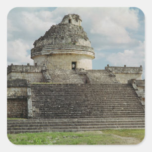 EL Caracol Quadratischer Aufkleber