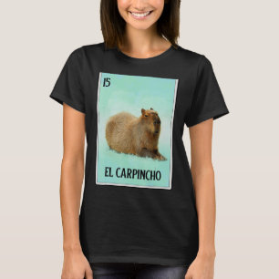 El Carpincho Capybara Card Capibara Spaß T-Shirt
