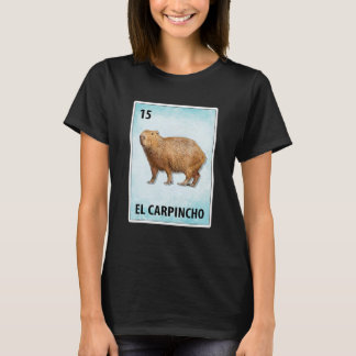 El Carpincho Mexican Capybara Cards T-Shirt