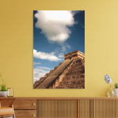 El Castillo bei Chichen Itza Leinwanddruck (Insitu (Wohnzimmer))