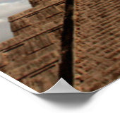 El Castillo bei Chichen Itza Poster (Ecke)