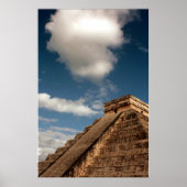 El Castillo bei Chichen Itza Poster (Vorne)