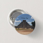 El Castillo - Chichen Itza, Mexico #2 Button (Vorne & Hinten)