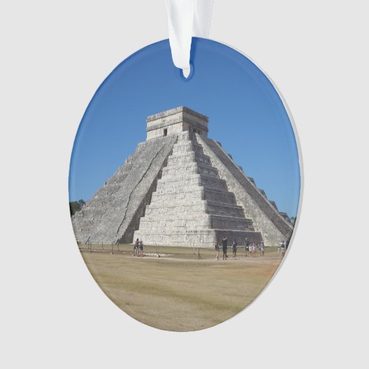 El Castillo - Chichen Itza, Mexiko #4 Ornament (Vorderseite)