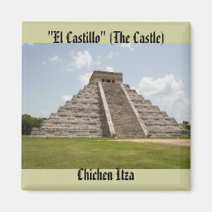 "EL Castillo" (das Schloss) bei Chichen Itza Magnet