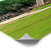 El Castillo in Chichen-Itza Poster (Ecke)