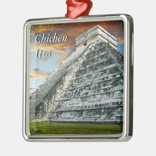 El Castillo Ornament Aus Metall (Links)