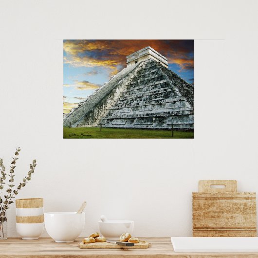 El Castillo Poster (Küche)