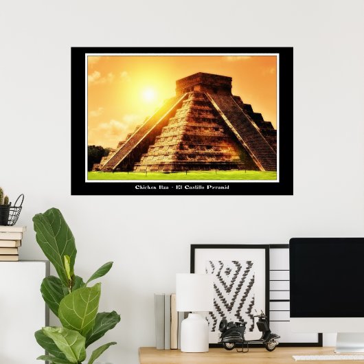 EL CASTILLO PYRAMID POSTER (Heimbüro)