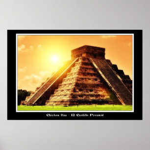 EL CASTILLO PYRAMID POSTER