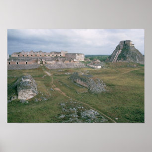El Castillo und das Nonnenkloster Poster