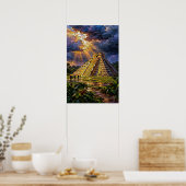 El Castillo Vor dem Sturm Poster (Küche)