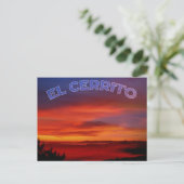El Cerrito Sunset Postkarte (Stehend Vorderseite)