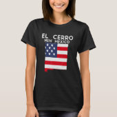 El Cerro USA Staat Amerika Reisen Neu Mexiko T-Shirt (Vorderseite)