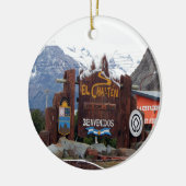 EL Chalten, Patagonia, Argentinien Keramikornament (Links)