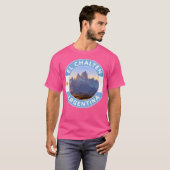 El Chaltn Argentinien Runde Emblem T-Shirt (Vorne ganz)