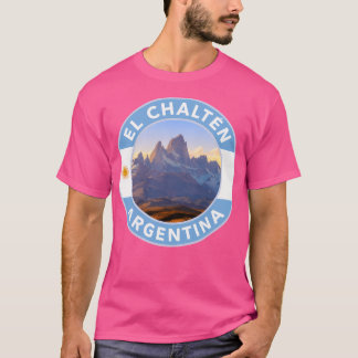 El Chaltn Argentinien Runde Emblem T-Shirt
