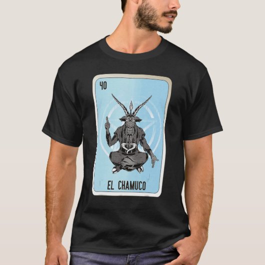 El Chamuco Mexican Slang Lottery Bingo Cards 2 T-Shirt (Vorderseite)