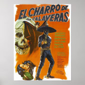 El Charro De Las Calaveras Poster (Vorne)