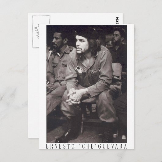 El Che Guevara Postkarte (Vorne/Hinten)