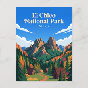 El Chico Nationalpark Mexiko Postkarte