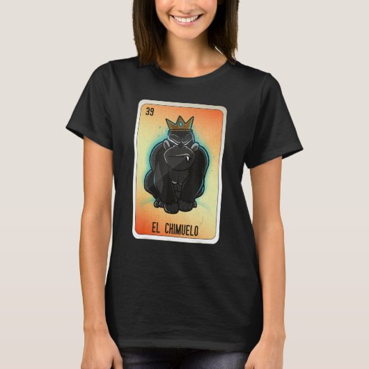 El Chimuelo Mexican Slang Lottery Bingo Cards T-Shirt (Vorderseite)