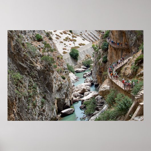 El Chorro - El Caminito del Rey. Ansicht 1 Poster (Vorne)