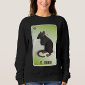 El Chundo Mexican Slang Lottery Bingo Cards Sweatshirt (Vorderseite)