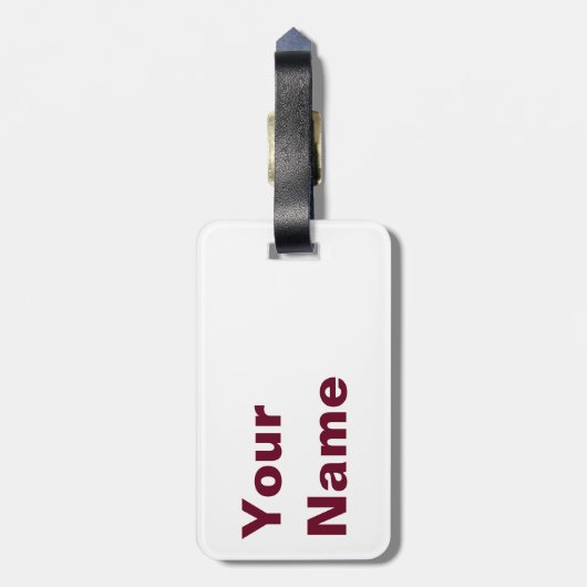 El Chupacabra Gepäckanhänger (Rückseite vertikal)