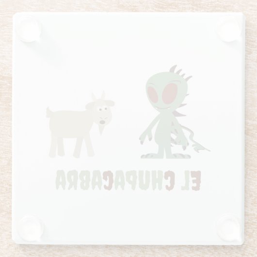 El Chupacabra Glasuntersetzer (Rückseite)