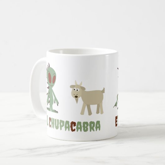 El Chupacabra Kaffeetasse (Vorderseite Links)