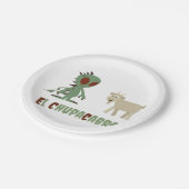 El Chupacabra Pappteller (Schrägansicht)