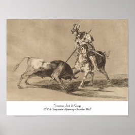 El Cid Campeador spricht ein weiteres Bull José Go Poster