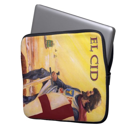 El Cid V2-Design Notebook-Hülle Laptopschutzhülle (Vorderseite Links)