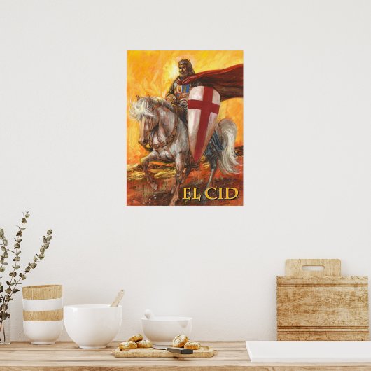 El Cid V2 Design-Plakat Poster (Küche)