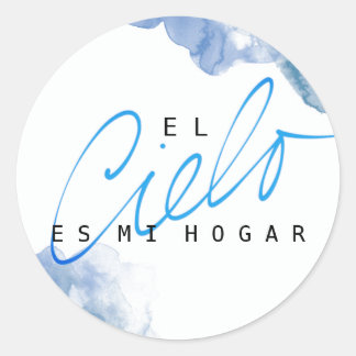 El Cielo es mi Hogar mit Blue Clouds Sticker