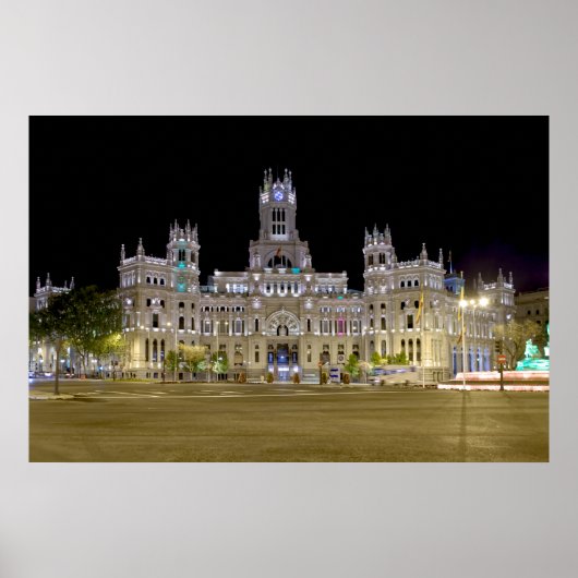 EL Correo Gebäude Madrid Spanien Poster (Vorne)