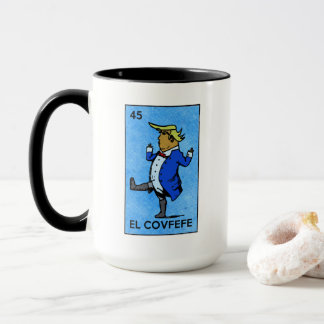 El Covfefe Act Trump Vintag mexikanisches Bingo Tasse