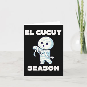 El Cucuy Season - Funny Spanish Halloween, Mexikan Karte