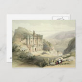 El Deir, Petra Postkarte (Vorne/Hinten)