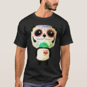 El Dia De Los Muertos Panda T-Shirt (Vorderseite)
